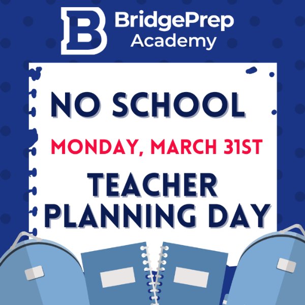 No School Teacher Planning Day